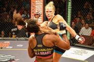 Holly Holm cracks Raquel Pennington with a huge head kick